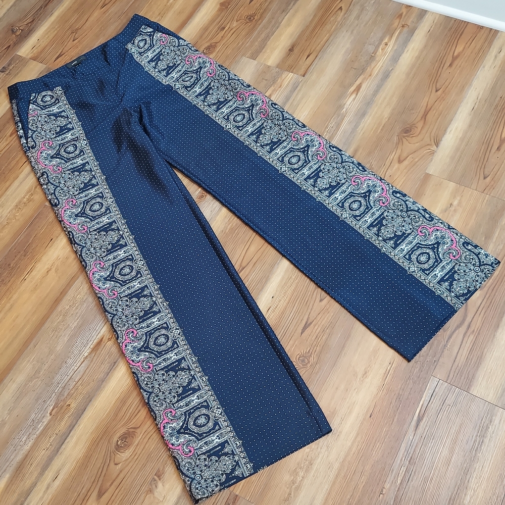 MNG Suit, Printed Pants Size 8